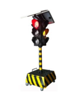 山丹太阳能移动信号灯